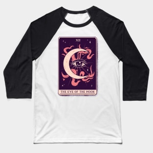 Tarot Card - The Eye of the Moon Baseball T-Shirt